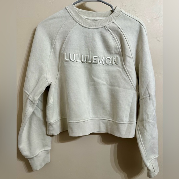 lululemon athletica Tops - Scuba Oversized Pullover in Bone